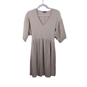 Zara Ladies Short Sleeve Casual Midi Dress